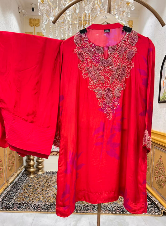 Evara Handwork Farshi Co-ord Set