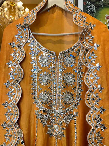 Ameera-é-Noor Anarkali (Orange)