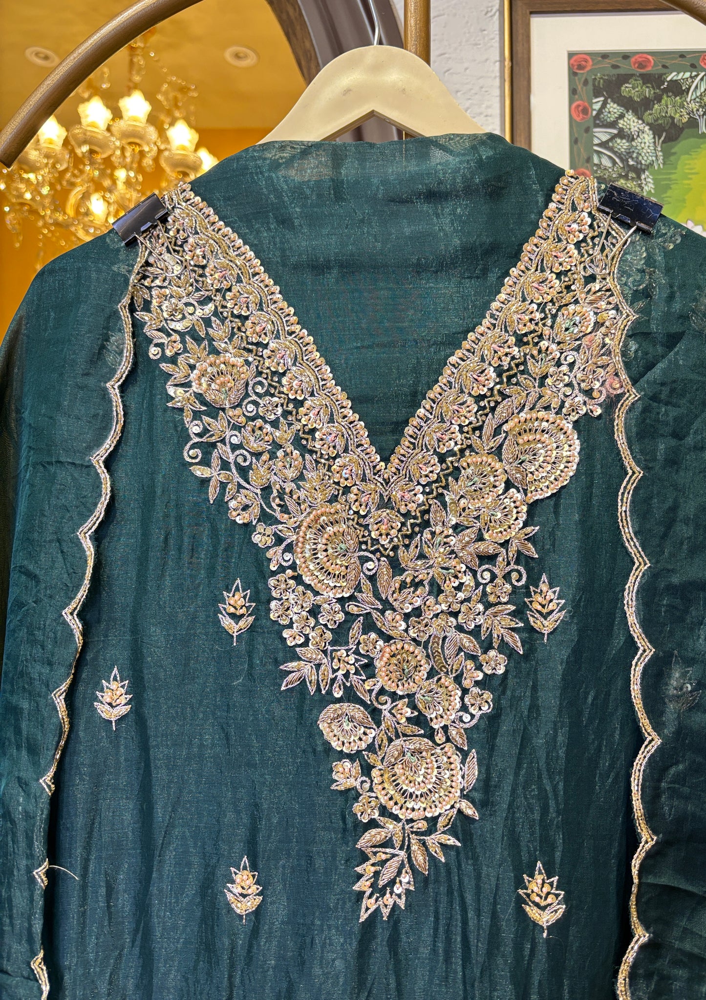 Maison Élara Pure Organza Suit