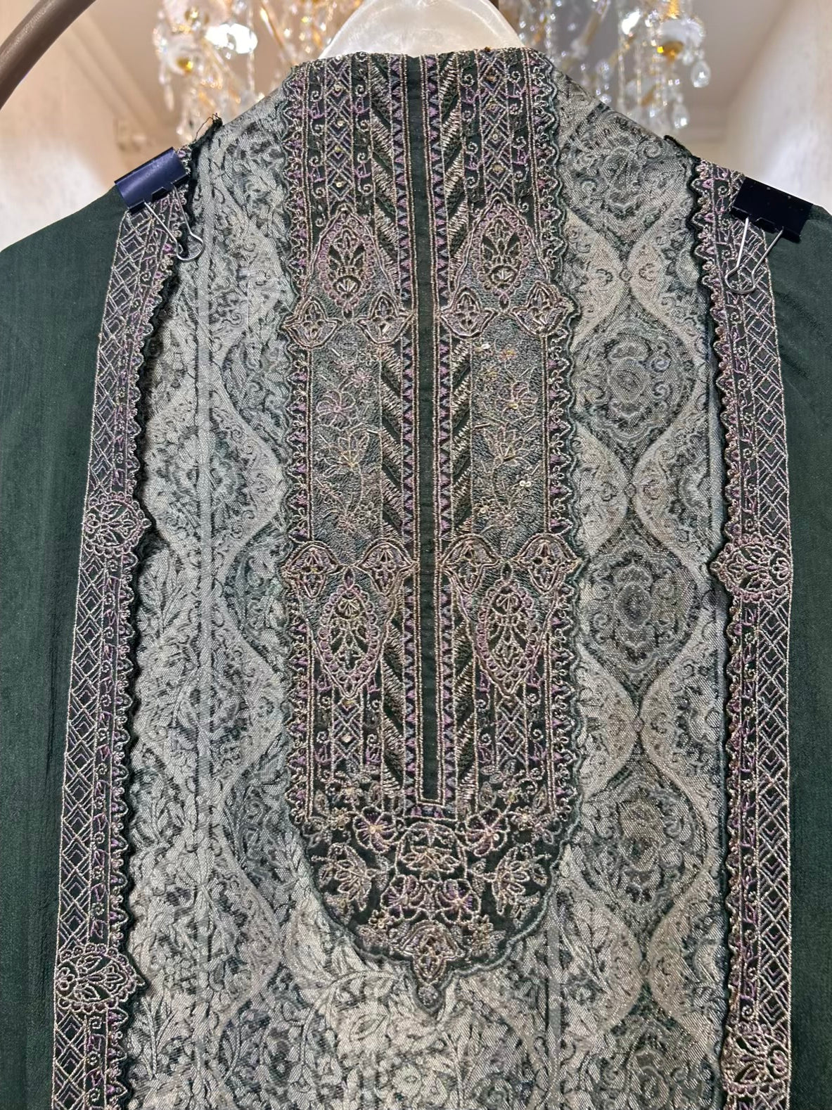 Zehraah Zari Shringaar Suit (Green)
