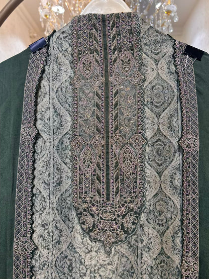 Zehraah Zari Shringaar Suit (Green)