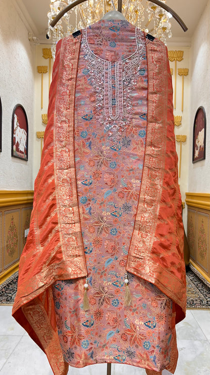 Rajvielle Dabka Suit