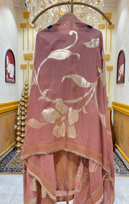 Mehrbano Banarasi Organza Suit