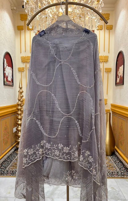 Naazira Stone Élan Suit (Dark Grey)