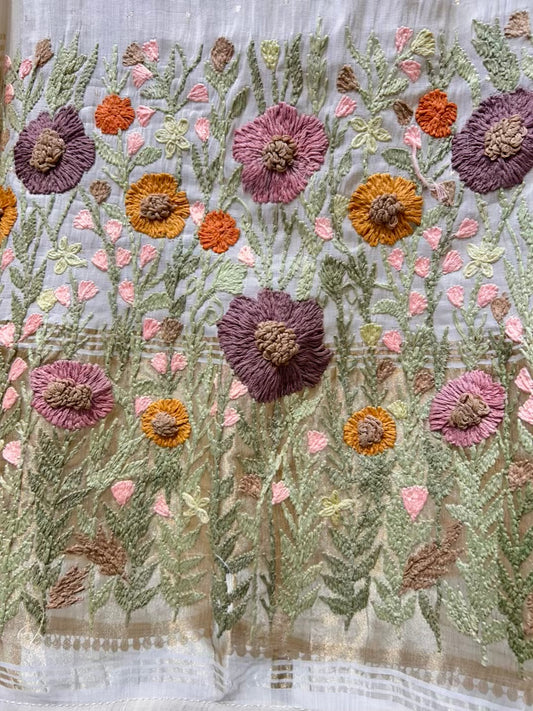 Nivara Resham Chanderi Suit