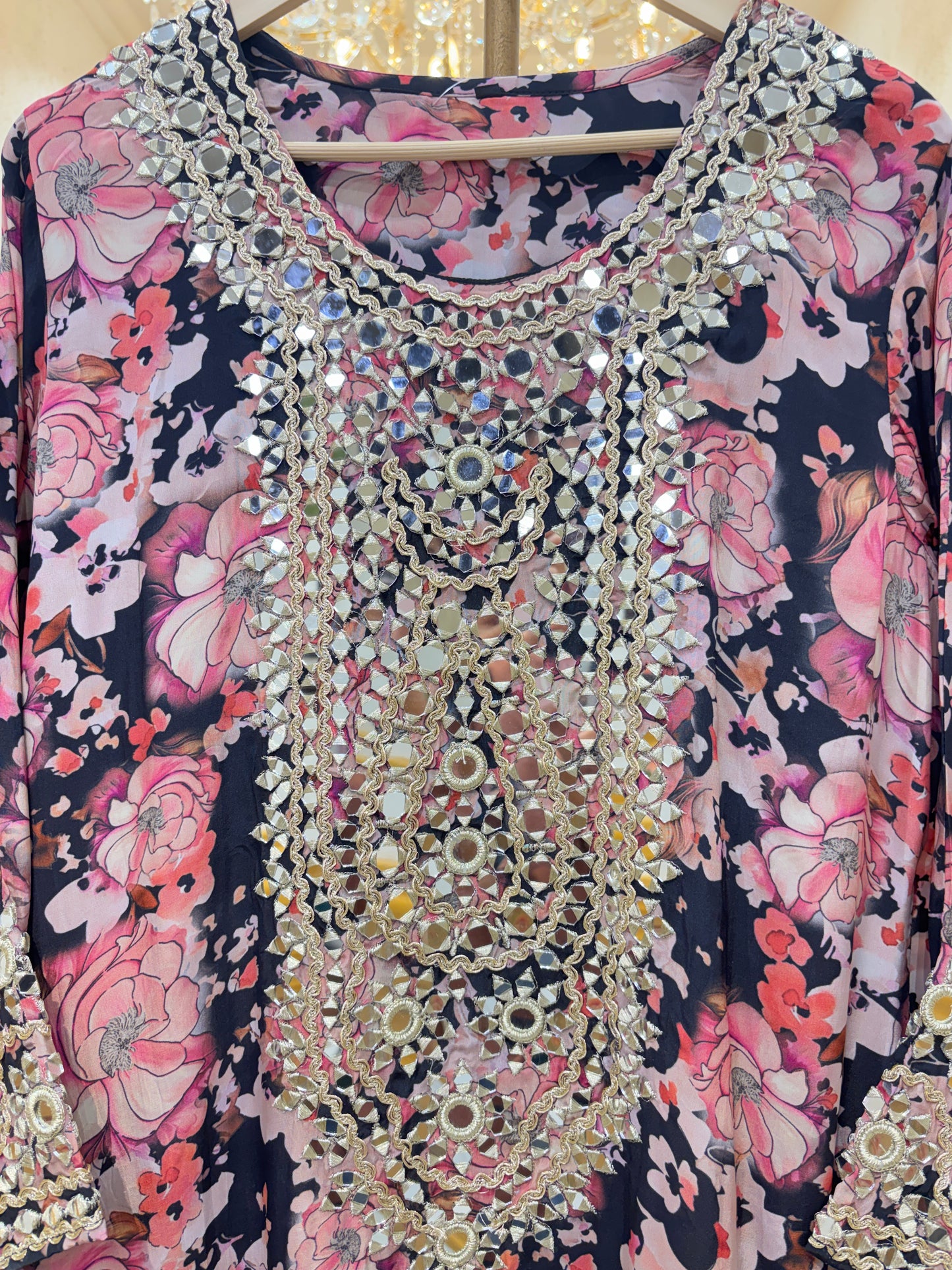 Aarzoya Mirror Crepe Set