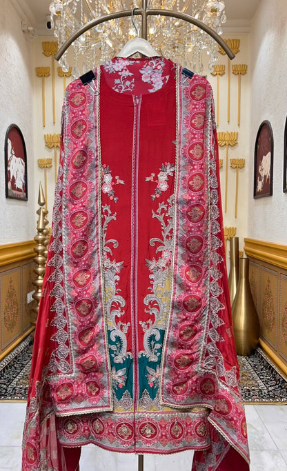 Iraaya Zari Print Élan (Red)