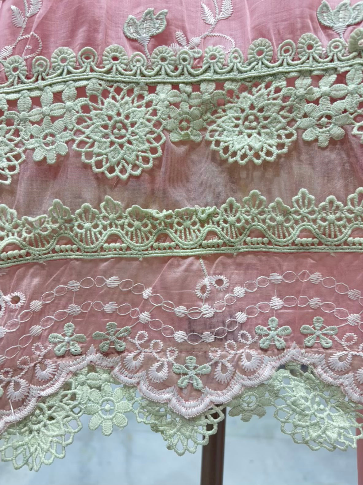 Roselle Crochet Chanderi Suit