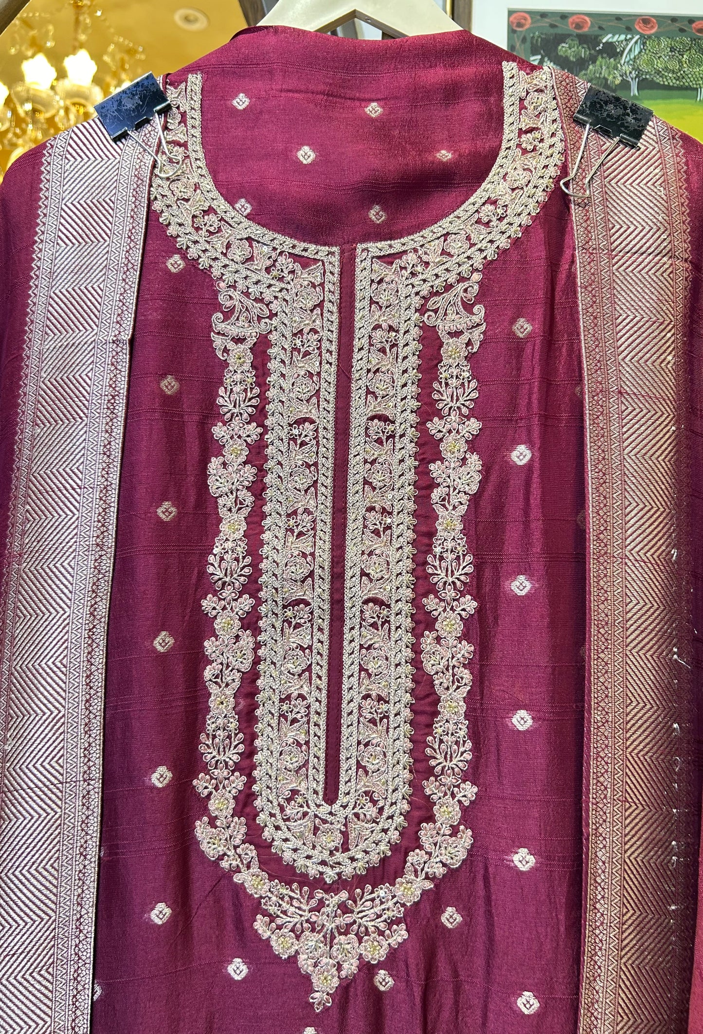 Kashéra Pure Banarasi Silk Suit