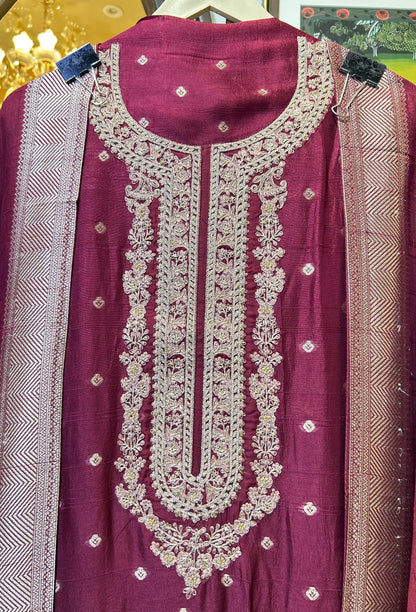 Kashéra Pure Banarasi Silk Suit