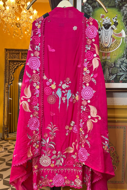 Eira Organza Suit (Pink)