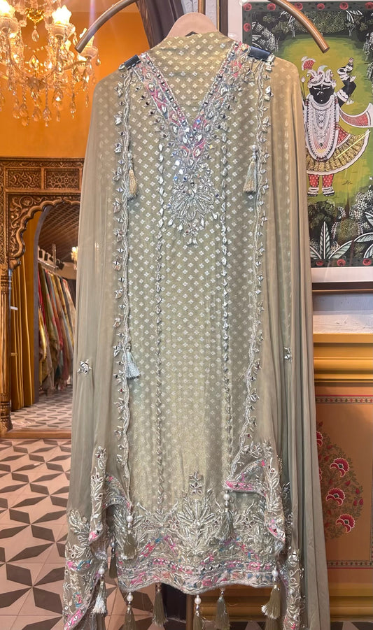 Zarmeena Organza Suit