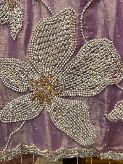 Layaan Organza Suit (Lavender)