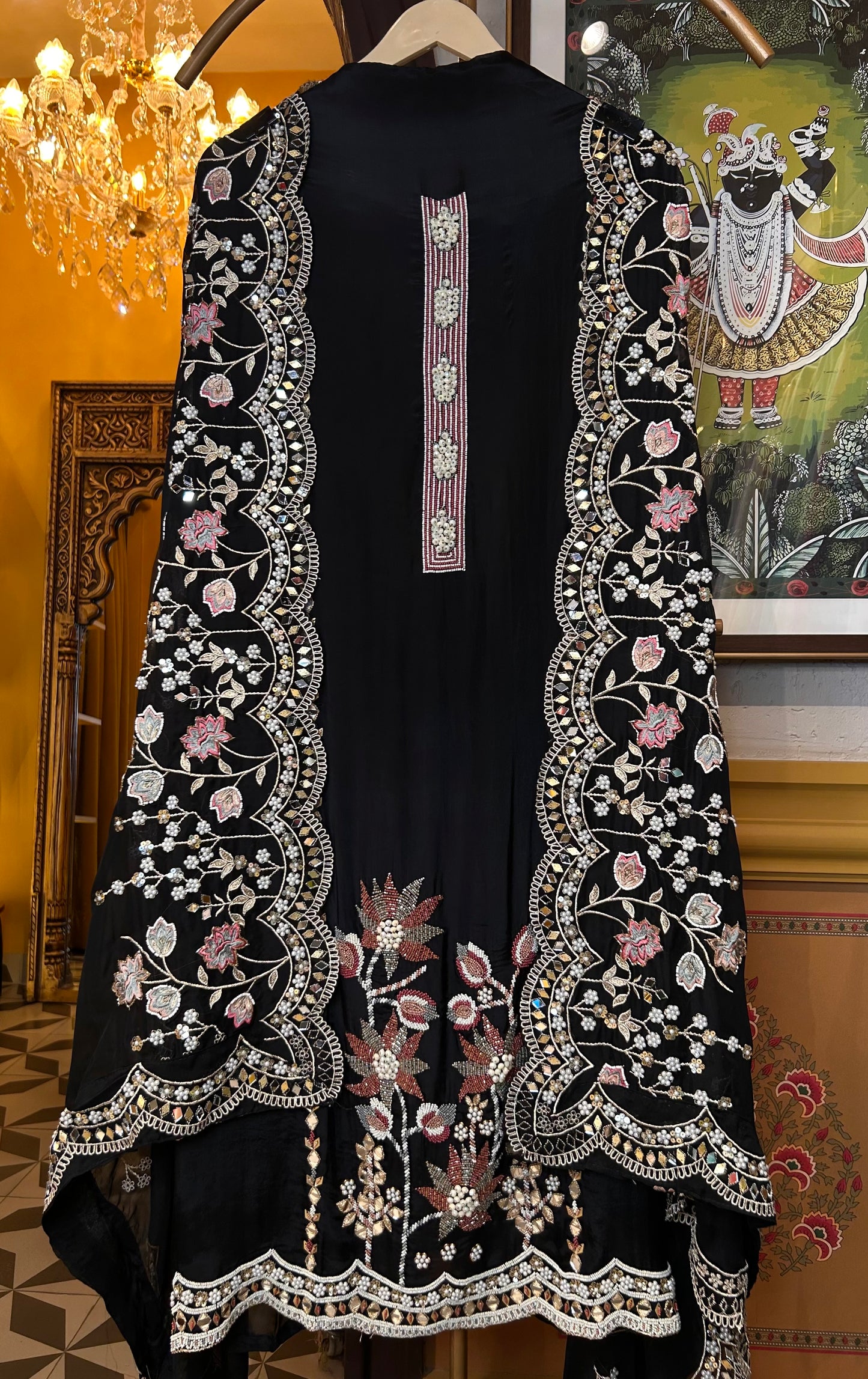 Sitara Shimmer Organza Suit