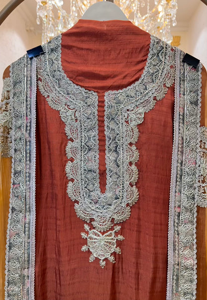 Zaylira Dori Gul Suit (Rust)