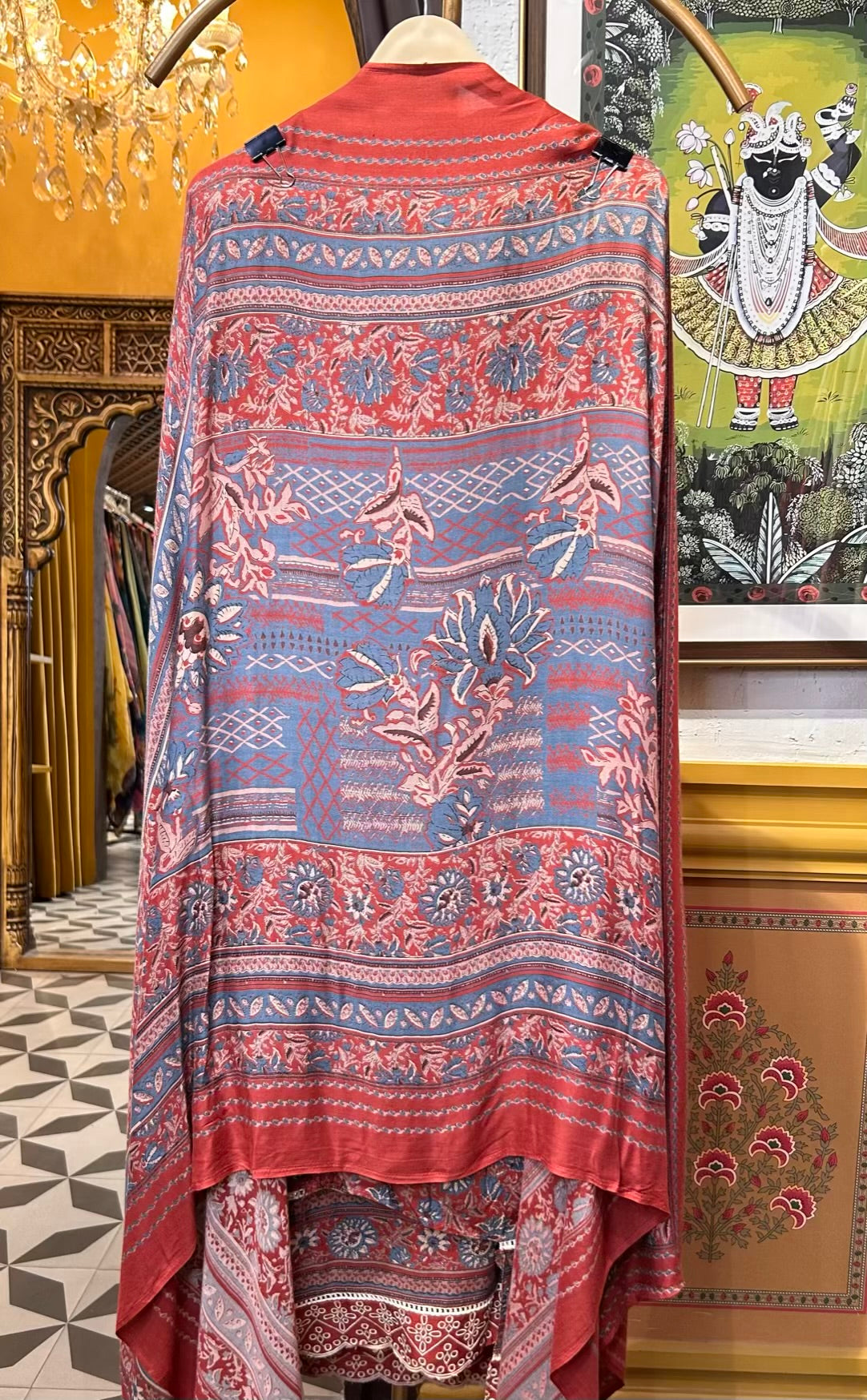 Pashmira Digital Suit (Red)