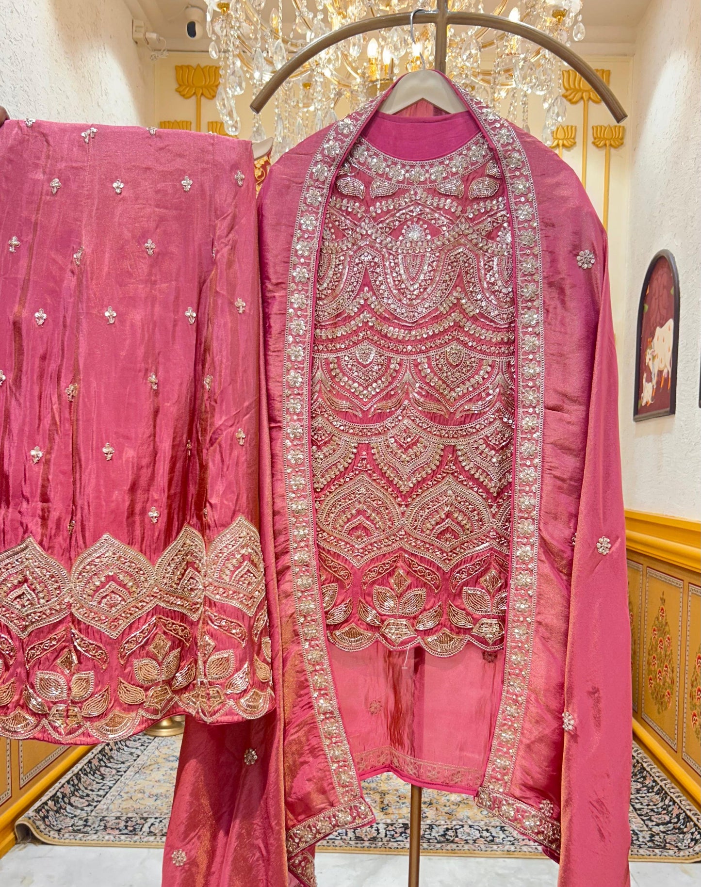 Aureza Organza Sharara Set