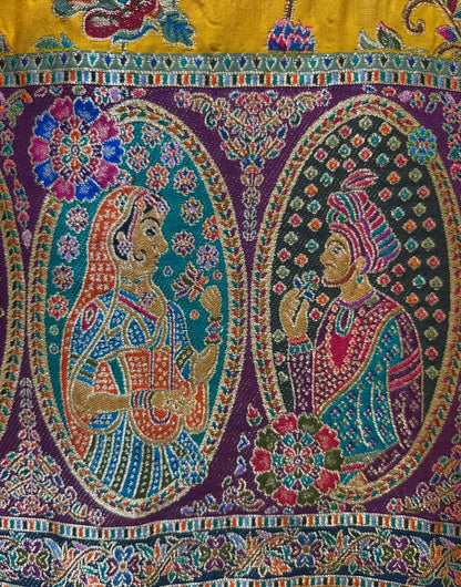 Mehzeen Banarasi Suit (Yellow)