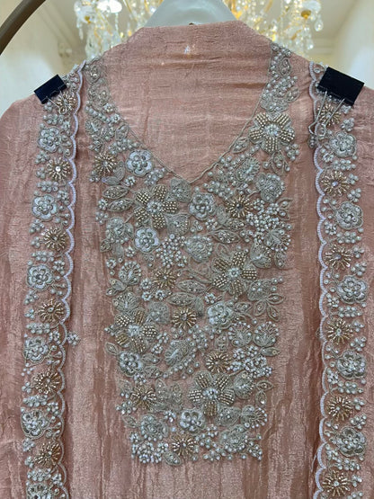 Eshira Handwork Suit (Peach)