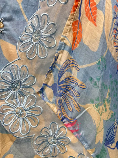 Avena Sequin Print Suit