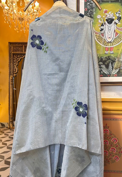 Zarjam Jamdhani Suit (Grey)