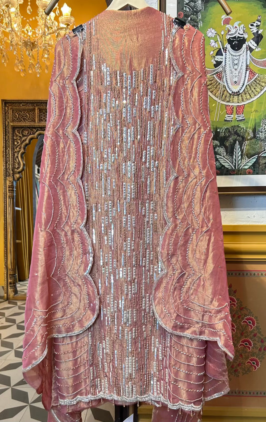Miraze Organza Suit (Pink)