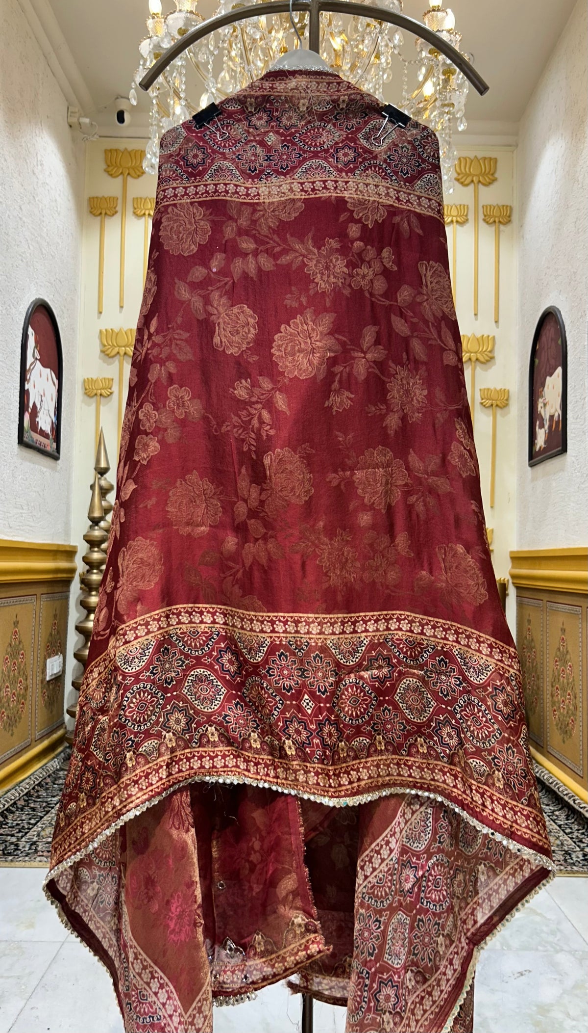Elmehira Silk Organza Suit