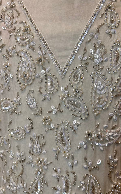 Mehrosa Organza Suit (Pink)