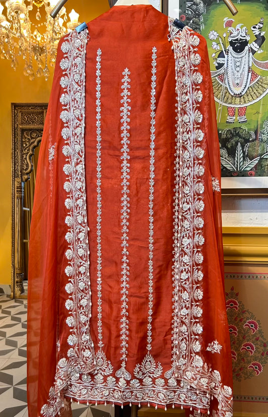 Zarheen Organza Suit