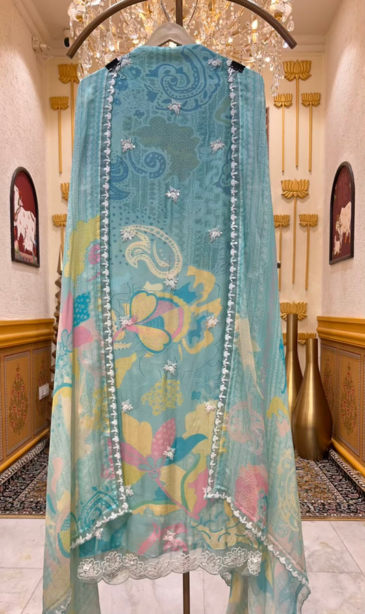 Zerith Handcrafted Muslin Suit