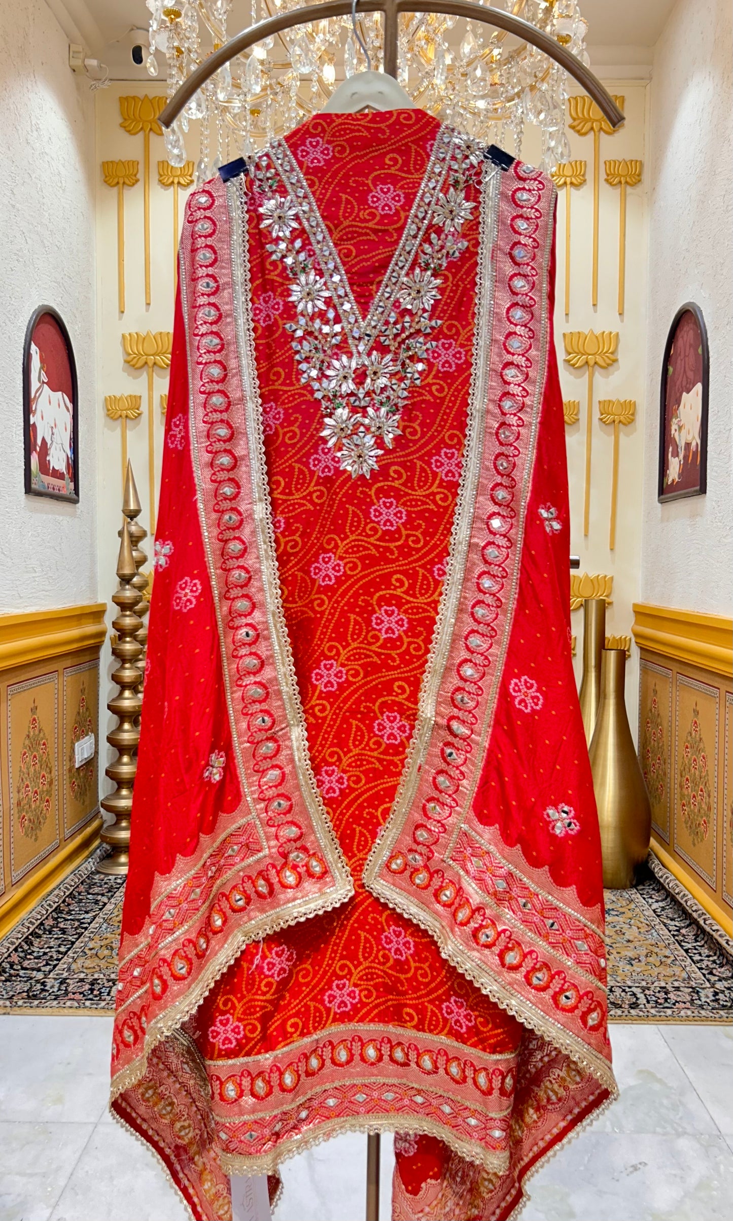 Mehrang Bandhani Suit