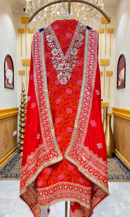 Mehrang Bandhani Suit
