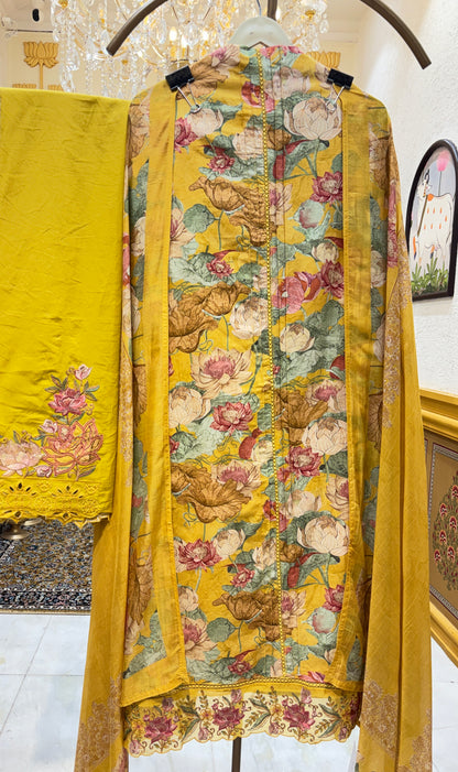 Gulnaar Cotton Grace Suit
