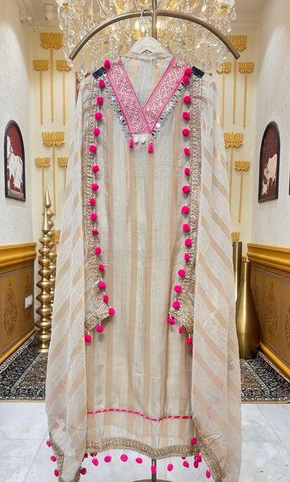 Naqshira Banarasi Suit