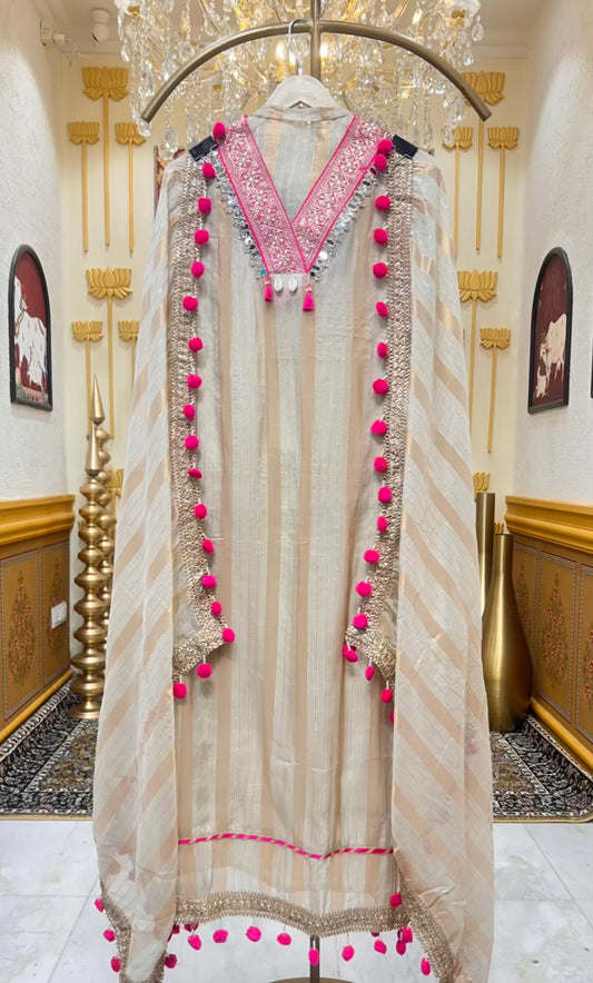 Naqshira Banarasi Suit
