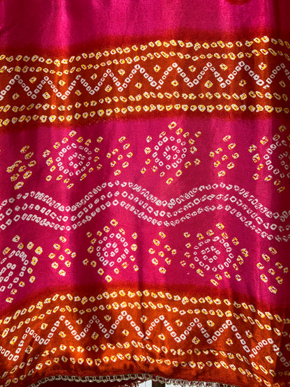 Rangmahi Gaji Bandhani Suit