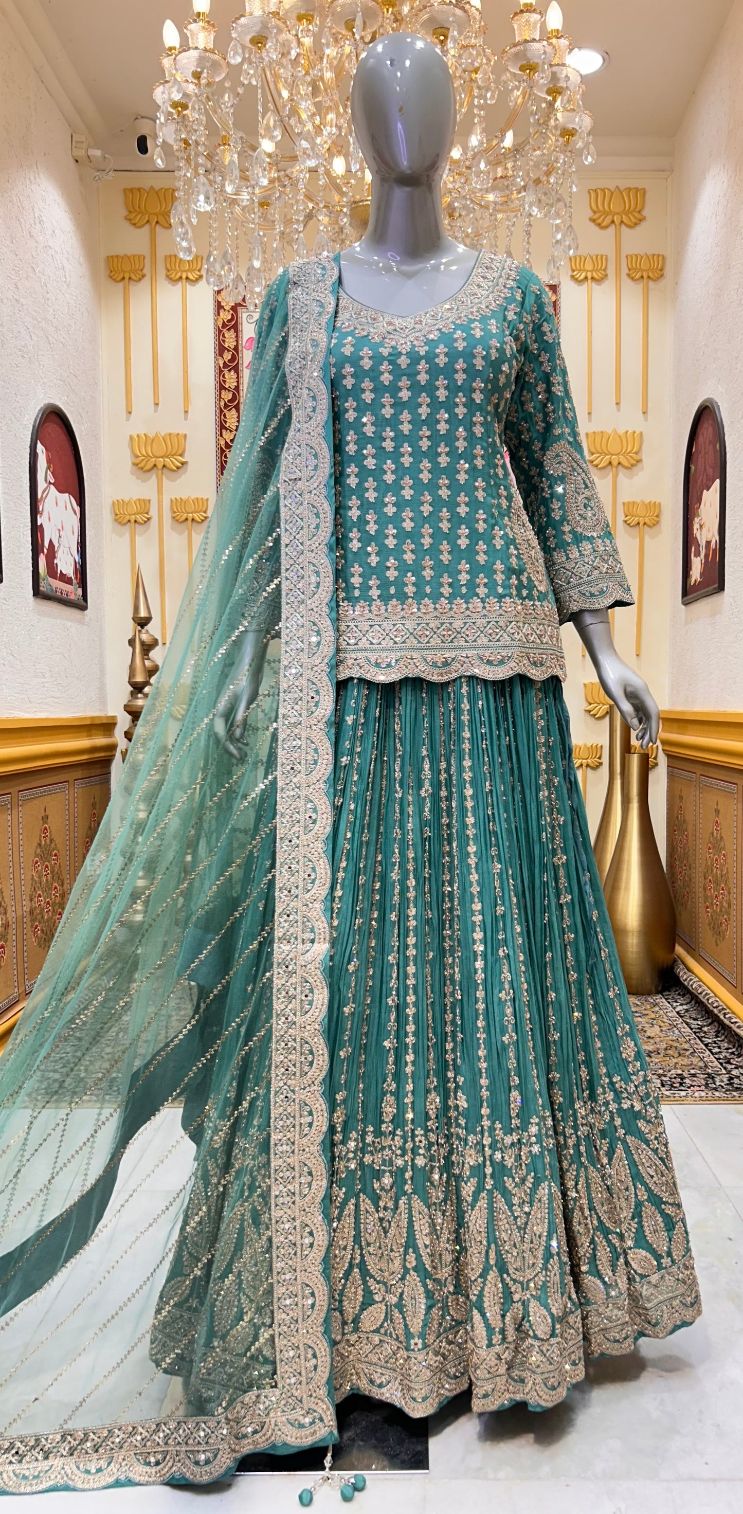 Inara Zari Lehenga