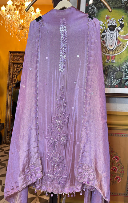 Mehira Organza Suit (Lavender)