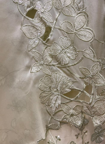 Zynera Threadspark Organza Suit
