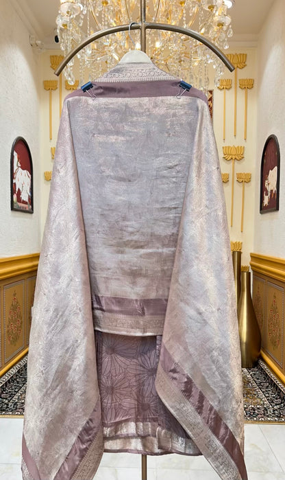 Zehra Dori Silk Suit (Mouse)