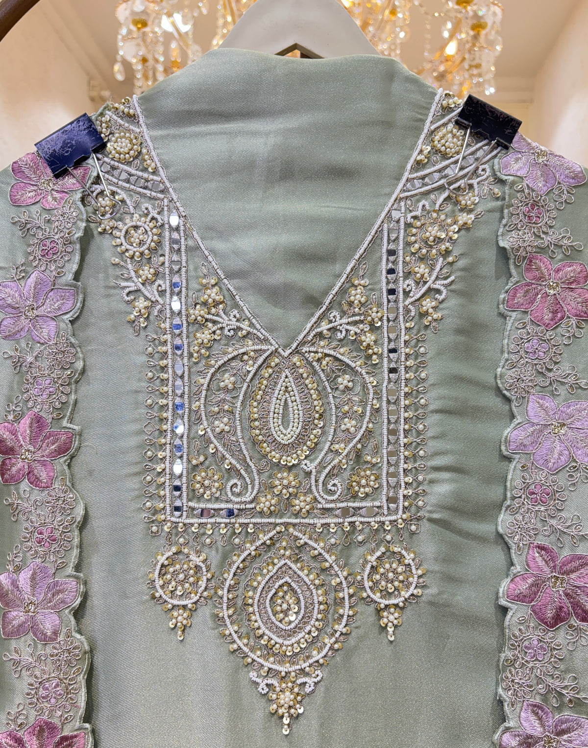 Mahzara Organza Suit