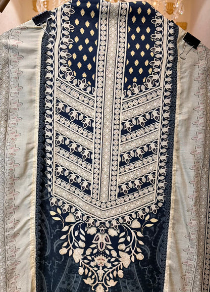 Zehraah Pashmina Veil Suit (Black)