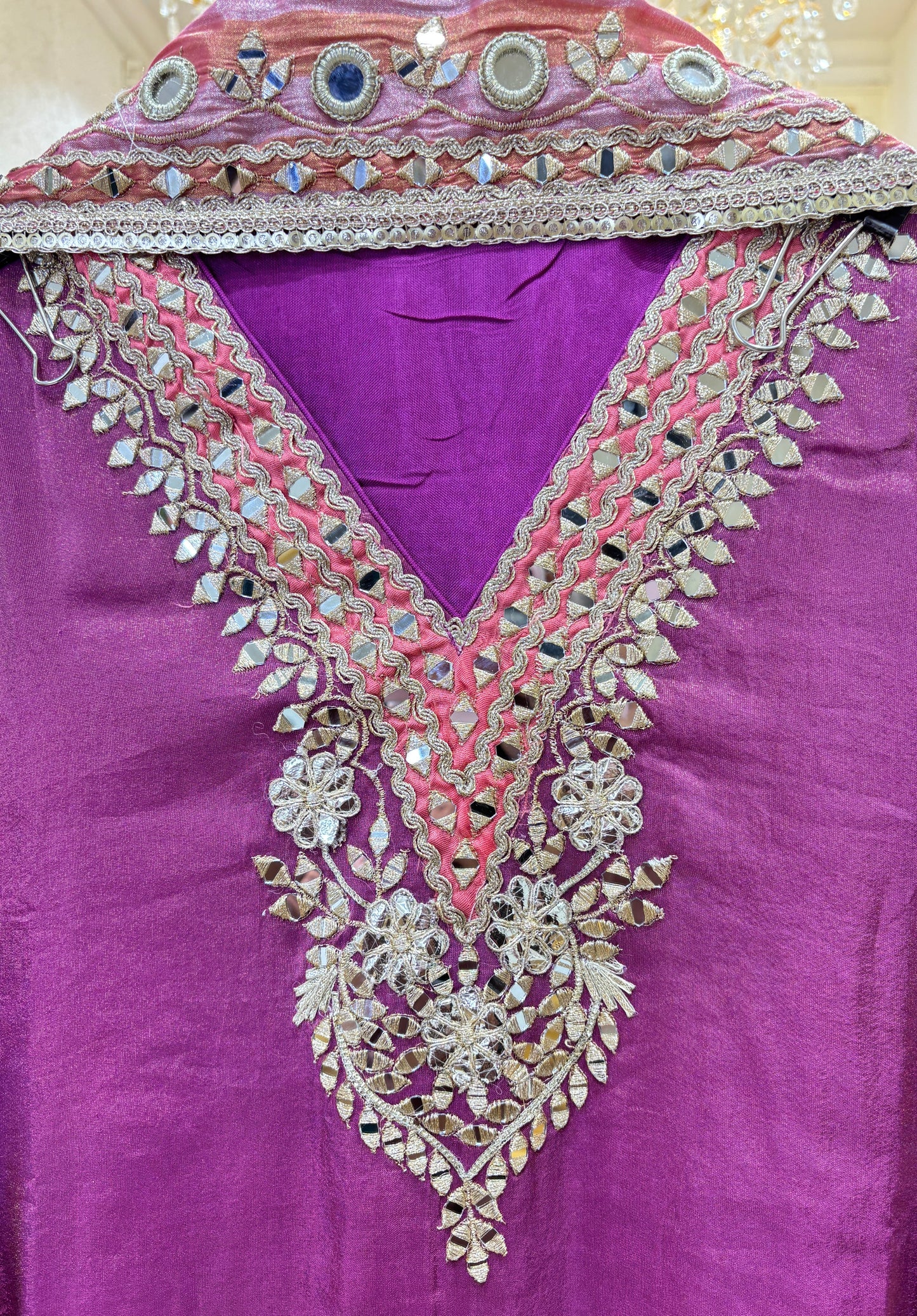 Noorvika Mirror Organza Gharara Set