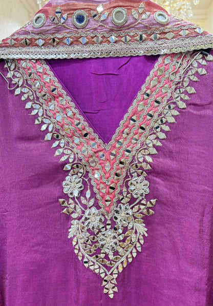 Noorvika Mirror Organza Gharara Set