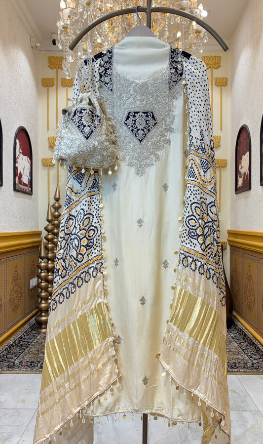 Swarnika Chanderi Suit