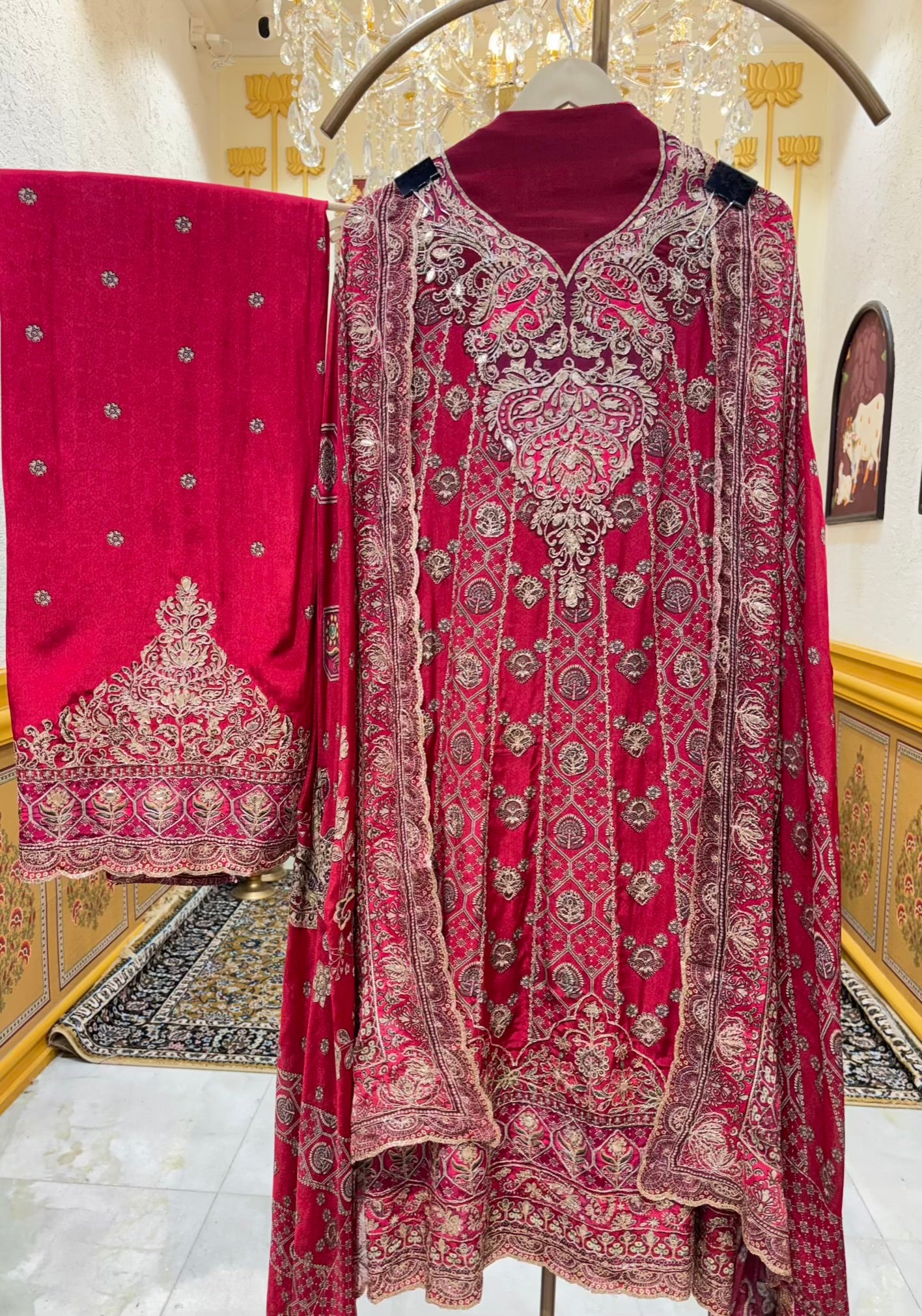 Kiara Zari Crepe Suit