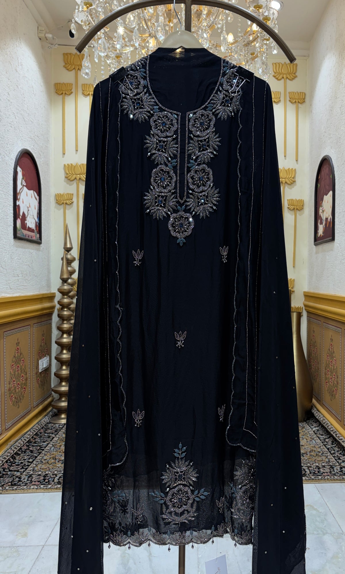 Zarqash Organza Suit