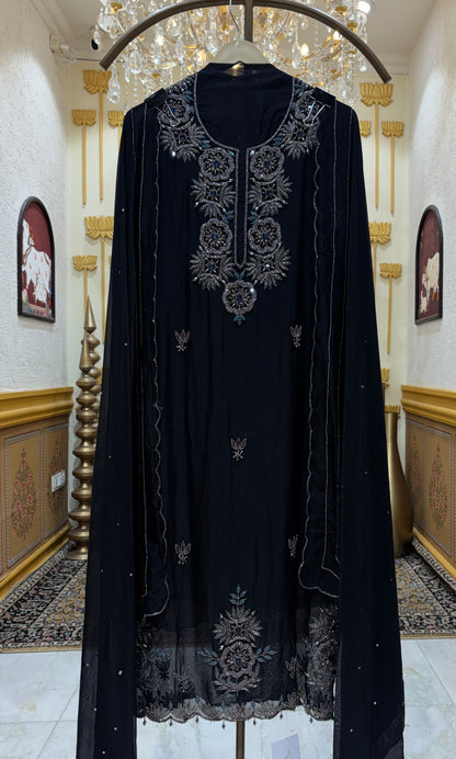 Zarqash Organza Suit