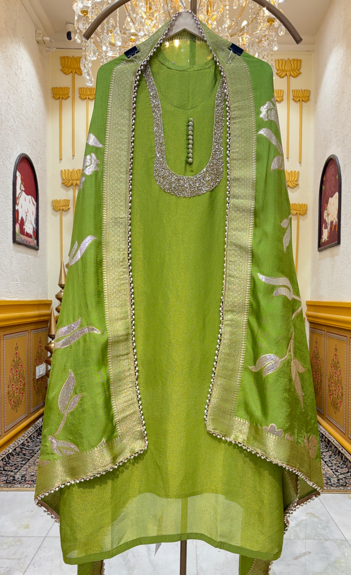 Veesha Shimmer Organza Suit