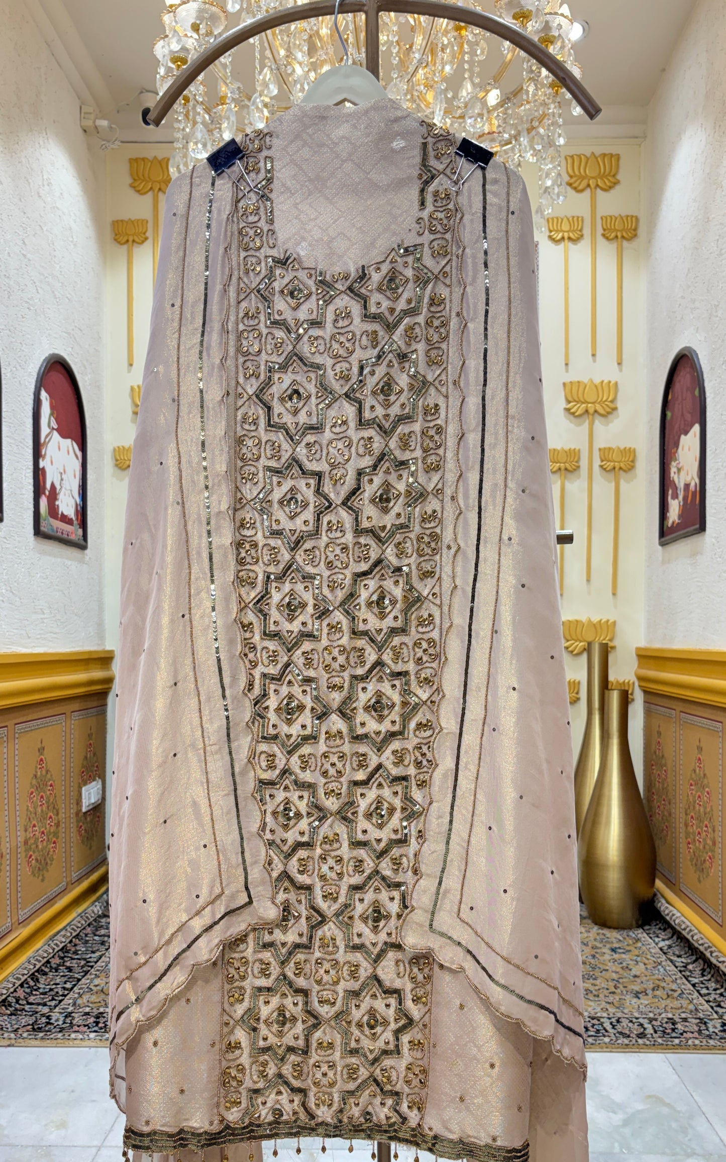 Gulbahaar Brocade Suit